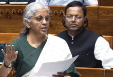 Nirmala Sitharaman introducing the Bankers’ Books Evidence Bill 2026 in the Lok Sabha.