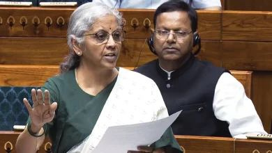 Nirmala Sitharaman introducing the Bankers’ Books Evidence Bill 2026 in the Lok Sabha.
