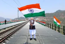 Article 370 abrogation anniversary as PM Modi speaks on development in Jammu and Kashmir and Ladakh.