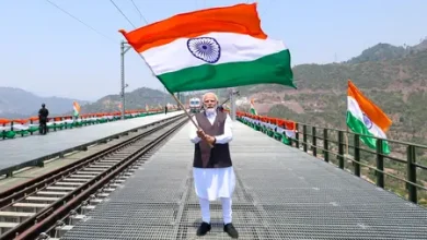 Article 370 abrogation anniversary as PM Modi speaks on development in Jammu and Kashmir and Ladakh.
