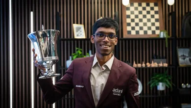 Praggnanandhaa St Louis Rapid and Blitz champion after winning the 2026 Grand Chess Tour event.