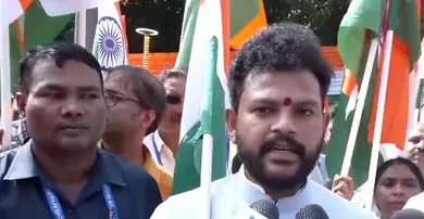 Ram Mohan Naidu Tiranga Yatra during Har Ghar Tiranga 2026 campaign