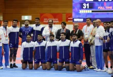 India men’s Kabaddi team wins gold at the Asian Games 2026 after beating Iran