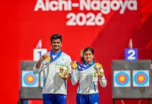 Asian Games 2026 Chikitha Taniparthi and Sahil Jadhav win compound mixed team gold