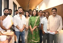 Chiranjeevi during the Kaaka movie production and dubbing phase