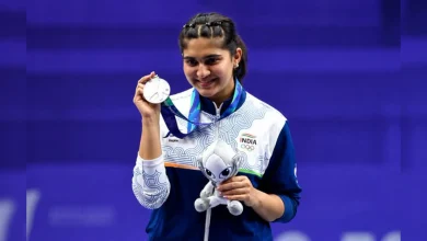 Esha Singh Asian Games 2026 women’s 25m pistol silver medal