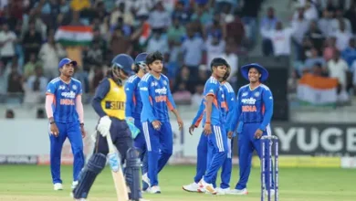 India Women celebrate after winning the Women’s Asia Cup 2026 title against Sri Lanka
