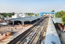Indian Railways electric traction upgrade on Savalyapuram-Guntur section and four-lane road over bridge