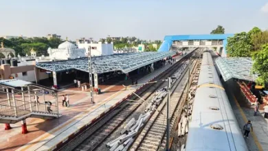 Indian Railways electric traction upgrade on Savalyapuram-Guntur section and four-lane road over bridge