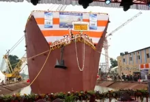 India’s first indigenous ocean research vessel Sagar Manthan launched by GRSE