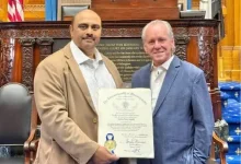 A rare honor in America for Telugu person Krishna Prasad Sompalli