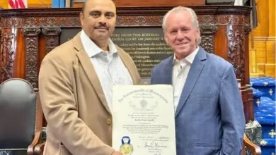A rare honor in America for Telugu person Krishna Prasad Sompalli