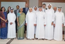 Nirmala Sitharaman discusses India Qatar trade and investment with Qatari businesses