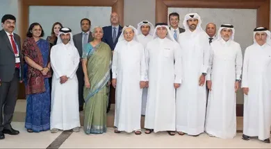 Nirmala Sitharaman discusses India Qatar trade and investment with Qatari businesses