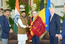 Ram Mohan Naidu and Bart De Wever discuss India Belgium civil aviation ties