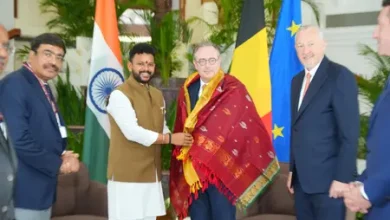 Ram Mohan Naidu and Bart De Wever discuss India Belgium civil aviation ties