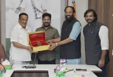 Telangana CM Revanth Reddy discusses Tummidihatti barrage approval with C.R. Patil