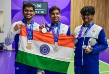 Rudrankksh Patil at Asian Games ahead of 50m Rifle 3 Positions event
