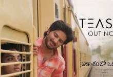 Dulquer Salmaan and Satvika Veeravalli in Aakasamlo Oka Tara, a film about a young woman aspiring to become an astronaut.