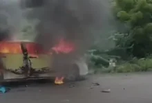 Andhra Pradesh election violence during MPTC and ZPTC nominations,