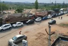 Hyderabad-Vijayawada Highway NH-65 six-laning expansion project in Telangana