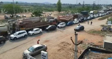 Hyderabad-Vijayawada Highway NH-65 six-laning expansion project in Telangana