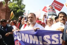 INDIA bloc ECI protest march against CEC Gyanesh Kumar in Delhi