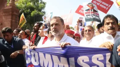 INDIA bloc ECI protest march against CEC Gyanesh Kumar in Delhi