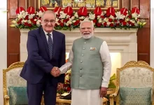 India Switzerland ties PM Modi and Guy Parmelin at Hyderabad House