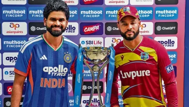 India vs West Indies 5th T20I at M. Chinnaswamy Stadium in Bengaluru abandoned due to rain with India at 118 for 5.