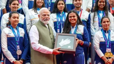 PM Modi praises Indian women athletes after their 38-medal contribution at the Asian Games.