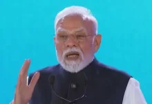 Prime Minister Narendra Modi addressing the Bloomberg New Economy Forum on technology and empowerment