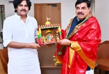 Pawan Kalyan tiger conservation meeting with Madhya Pradesh CM Mohan Yadav to discuss gaur reintroduction in Nagarjunasagar-Srisailam Tiger Reserve.