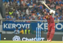 Shai Hope 162 unbeaten innings against India in 3rd ODI