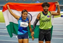 Simran Sharma wins women’s 100m T12 gold with a Games-record 12.02 seconds at the Asian Para Games 2026.